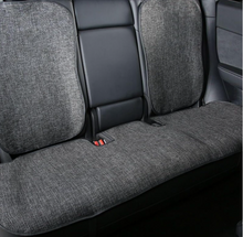 Load image into Gallery viewer, Car Seat Cushion Covers Full Set Front Rear for Tesla Model 3 2017-2024 2025 Highland Four Seasons Universal Linen Protector Pad Mat Interior Decoration Accessories.