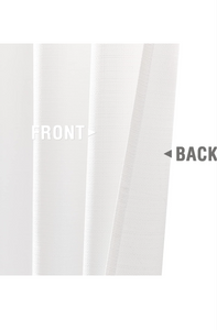 White Curtains Linen Textured Curtains 84 Inch Length 2 Panels for Living Room Christmas Curtains Light Filtering Sheer Drapes Grommet Top Window Treatments, W38 x L84, White