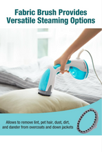 Load image into Gallery viewer, Steamer for Clothes, Portable Handheld Garment Fabric Wrinkles Remover, 30-Second Fast Heat-up, Auto-Off, Large Detachable Water Tank