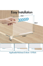 Load image into Gallery viewer, Acrylic Shelf Dividers for closet organization clothes, purse organizer.