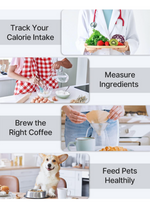 Load image into Gallery viewer, Smart Food Kitchen Scale, Food Weight Scale with Nutritional Calculator, Digital Food Scale.