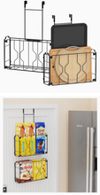 Load image into Gallery viewer, Pack- Simple Trending Over the Door/Wall Mount Cabinet Door Organizer Holder in Kitchen or Pantry .