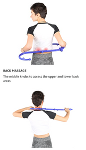 Back Massager Hook, Trigger Point Therapy Cane Massage Self Back & Neck Massager.