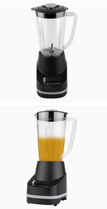 Mainstays 6-Speed Blender, Black, Features 1.5L capacity jar and 350W motor