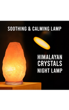 Load image into Gallery viewer, Himalayan Glow Salt Lamp with Dimmer Switch 4-7  lbs