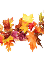 Load image into Gallery viewer, 2 Pack Fall Garland Maple Leaf.