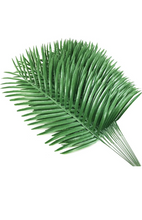 Load image into Gallery viewer, 12pcs Artificial Palm Leaves Faux Fake Palm Fronds Plant Artificial Tropical plants.
