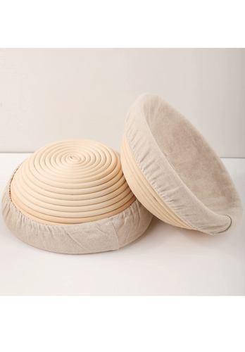 (Set of 2) 9 inch Round Bread Proofing basket.