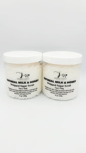 OATMEAL MILK AND HONEY WHIPPED SUGAR SCRUB